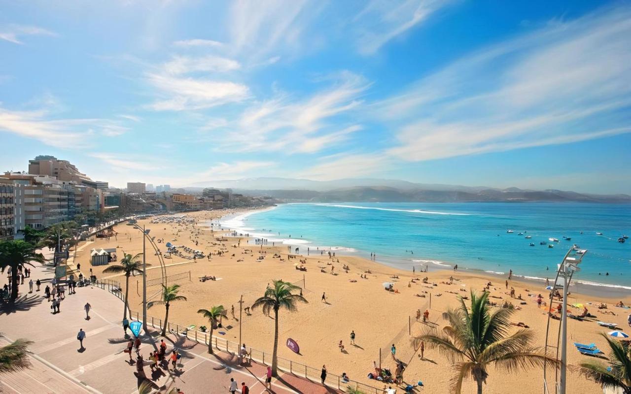 Апартаменты Upscale***Las Canteras Beach***Balcony Лас-Пальмас-де-Гран-Канария Экстерьер фото